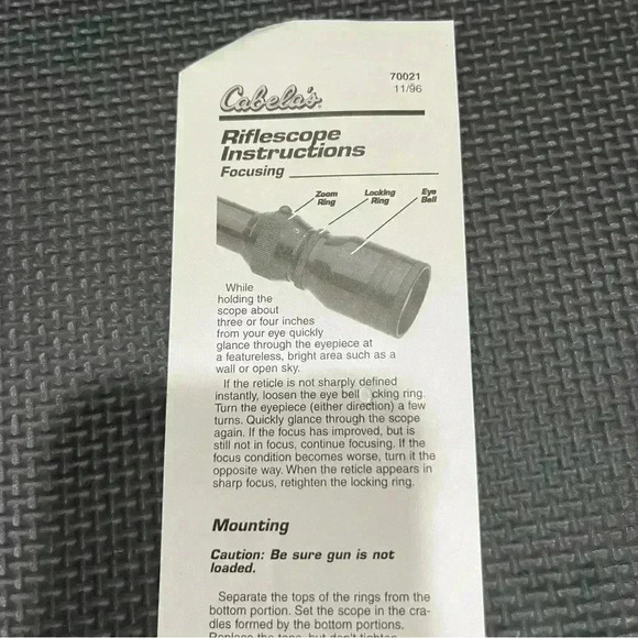 Cabelas Pine Ridge Riflescope With Mounts 27x32DML -KIT Vintage In Packaging - Picture 8 of 12